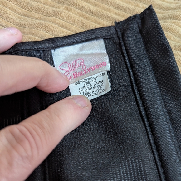 Vintage Black Corset by Shirley of Hollywood - Picture 5 of 7